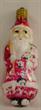 Milk glass figural Santa